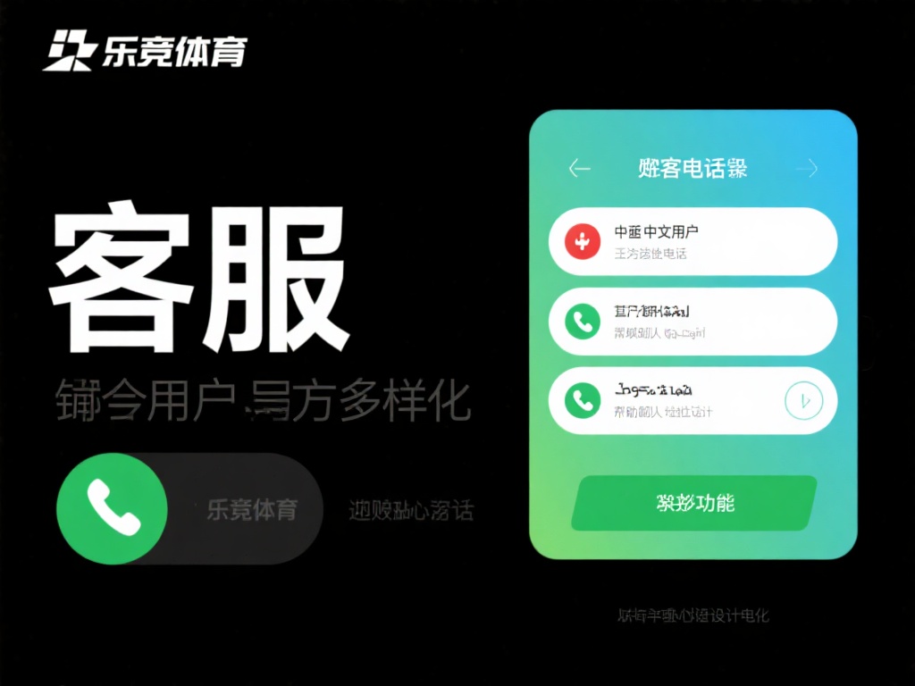 考虑到用户的多样性，乐竞体育官方客服电话还提供了多
